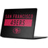 NFL San Francisco 49ers Black Performance Series Surface Laptop 7 13.8in Skin