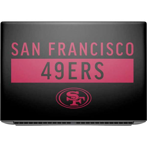 NFL San Francisco 49ers Black Performance Series HP ZBook Fury 16 G10 Skin