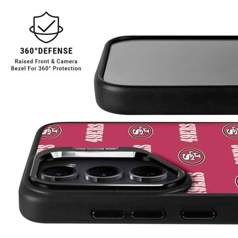 NFL San Francisco 49ers Blitz Series Galaxy S24 FE Kickstand Case
