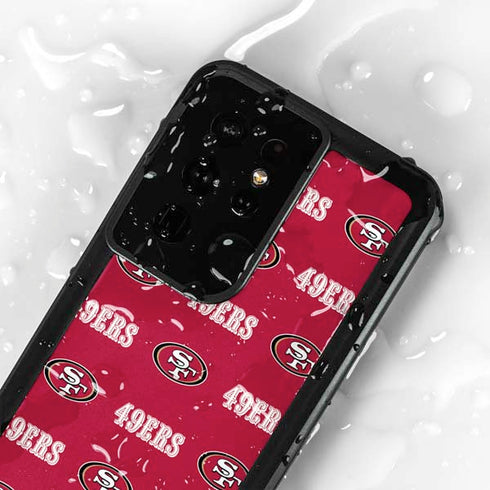 NFL San Francisco 49ers Blitz Series Galaxy S24 Ultra Waterproof Case