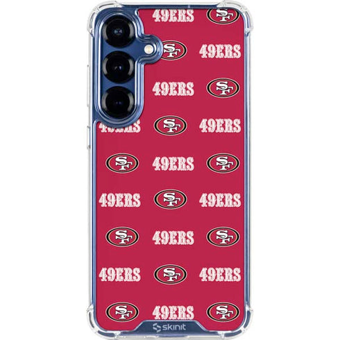 NFL San Francisco 49ers Blitz Series Galaxy S25 Plus Clear Case