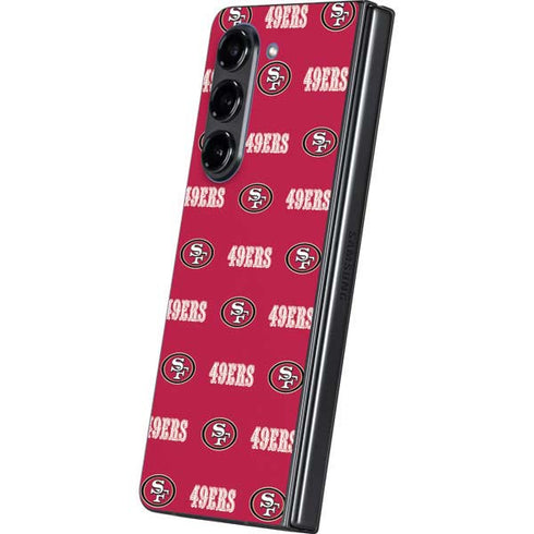 NFL San Francisco 49ers Blitz Series Galaxy Z Fold5 5G Skin