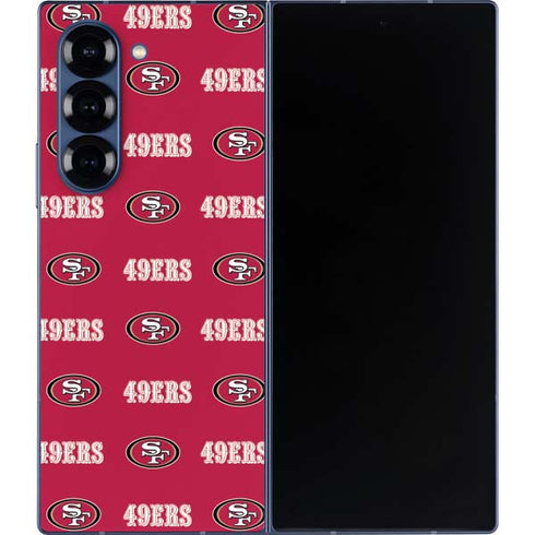 NFL San Francisco 49ers Blitz Series Galaxy Z Fold6 Skin
