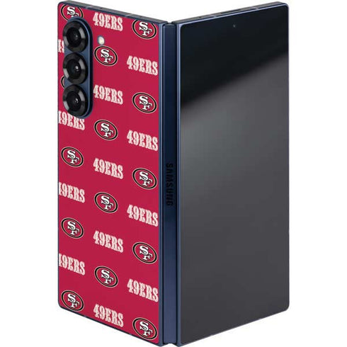 NFL San Francisco 49ers Blitz Series Galaxy Z Fold6 Skin