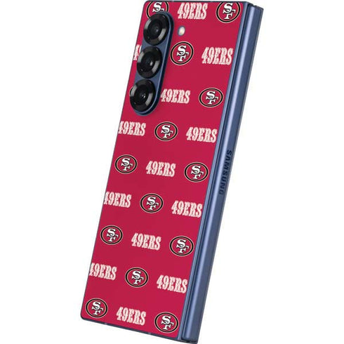 NFL San Francisco 49ers Blitz Series Galaxy Z Fold6 Skin
