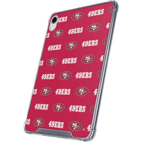 NFL San Francisco 49ers Blitz Series iPad 11th Gen (2025) Clear Case