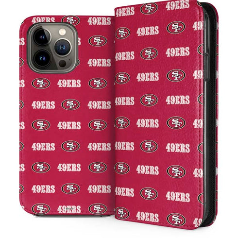 NFL San Francisco 49ers Blitz Series iPhone 14 Pro Max Folio Case