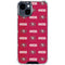 NFL San Francisco 49ers Blitz Series iPhone 15 Clear Case