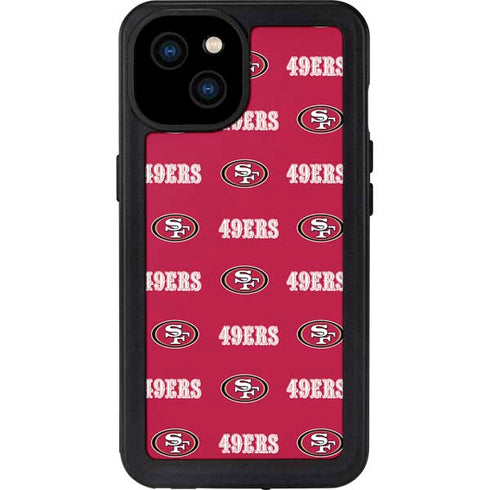 NFL San Francisco 49ers Blitz Series iPhone 15 Plus Waterproof Case