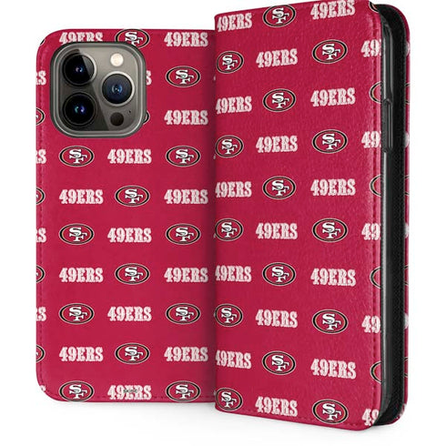 NFL San Francisco 49ers Blitz Series iPhone 15 Pro Max Folio Case