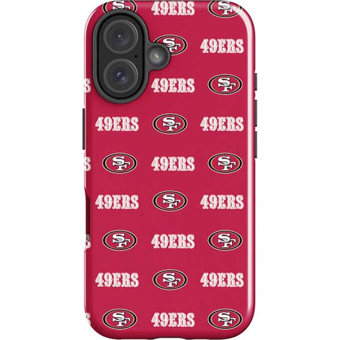 NFL San Francisco 49ers Blitz Series iPhone 16 Plus Impact Case