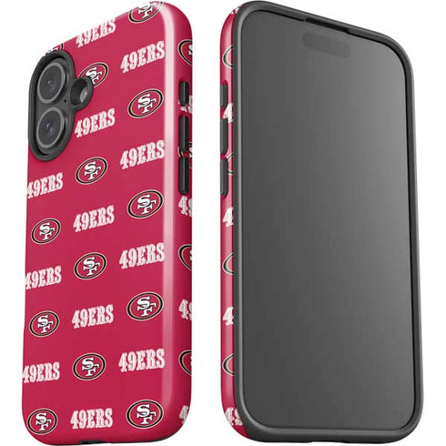 NFL San Francisco 49ers Blitz Series iPhone 16 Plus Impact Case