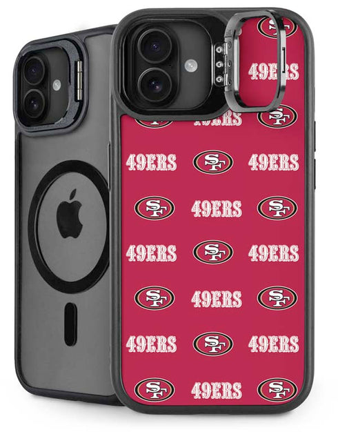 NFL San Francisco 49ers Blitz Series iPhone 16 Plus Kickstand Case