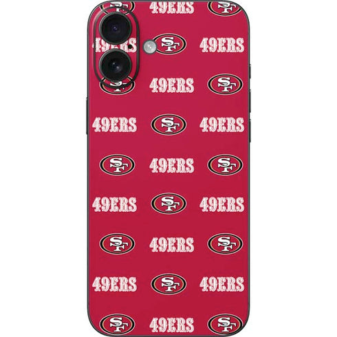 NFL San Francisco 49ers Blitz Series iPhone 16 Plus Skin