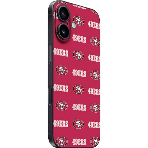 NFL San Francisco 49ers Blitz Series iPhone 16 Plus Skin