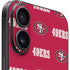NFL San Francisco 49ers Blitz Series iPhone 16 Plus Skin