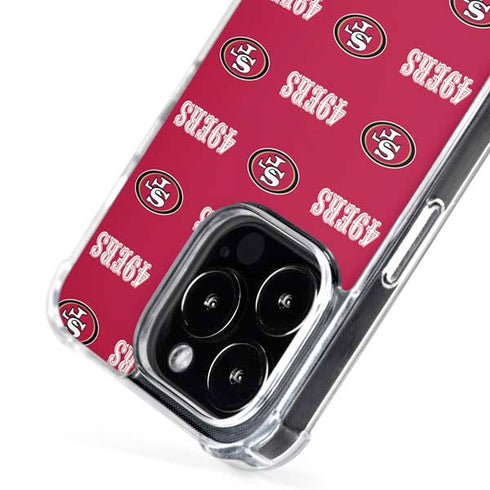 NFL San Francisco 49ers Blitz Series iPhone 16 Pro MagSafe Case