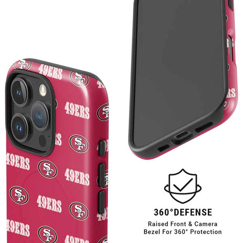 NFL San Francisco 49ers Blitz Series iPhone 16 Pro Magsafe Impact Case