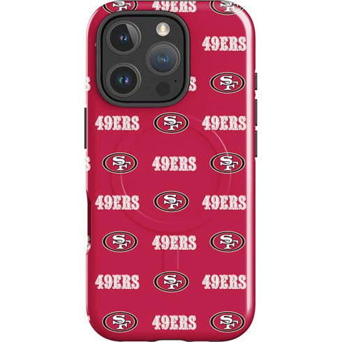 NFL San Francisco 49ers Blitz Series iPhone 16 Pro Max Magsafe Impact Case
