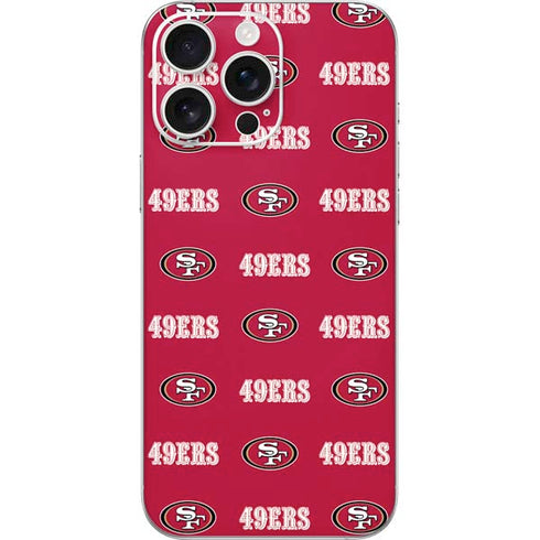 NFL San Francisco 49ers Blitz Series iPhone 16 Pro Max Skin