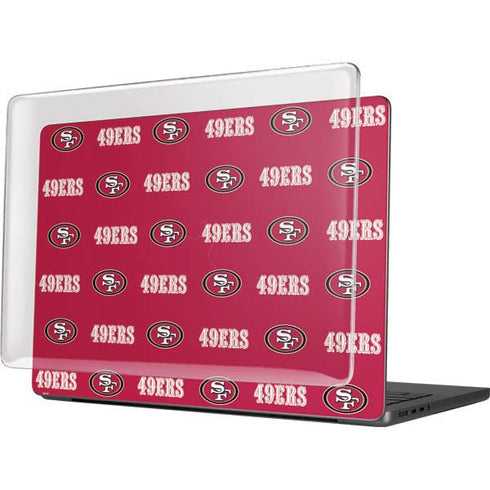 NFL San Francisco 49ers Blitz Series MacBook Pro 14in (2021-24) Case plus Skin