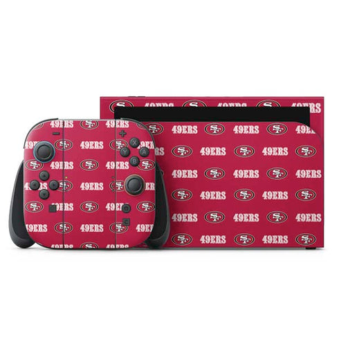NFL San Francisco 49ers Blitz Series Nintendo Switch 2 (2025) with Joy-Con Skin