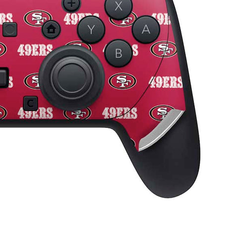 NFL San Francisco 49ers Blitz Series Nintendo Switch 2 (2025) Pro Controller Skin