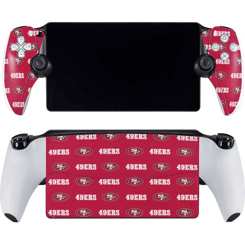 NFL San Francisco 49ers Blitz Series PlayStation Portal Remote Player Skin