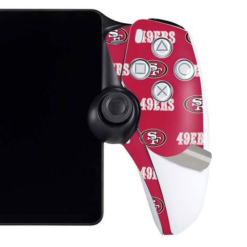 NFL San Francisco 49ers Blitz Series PlayStation Portal Remote Player Skin