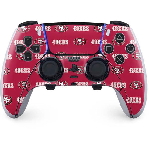 NFL San Francisco 49ers Blitz Series PS5 DualSense Edge Pro Controller Skin