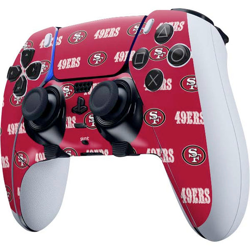 NFL San Francisco 49ers Blitz Series PS5 DualSense Edge Pro Controller Skin