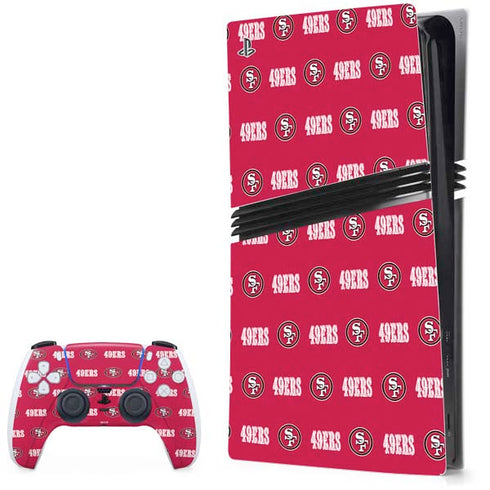 NFL San Francisco 49ers Blitz Series PS5 Pro Bundle Skin