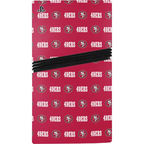 NFL San Francisco 49ers Blitz Series PS5 Pro Console Skin