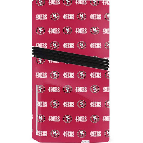 NFL San Francisco 49ers Blitz Series PS5 Pro Disk Console Skin