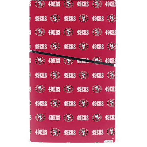 NFL San Francisco 49ers Blitz Series PS5 Slim Digital Edition Console Skin