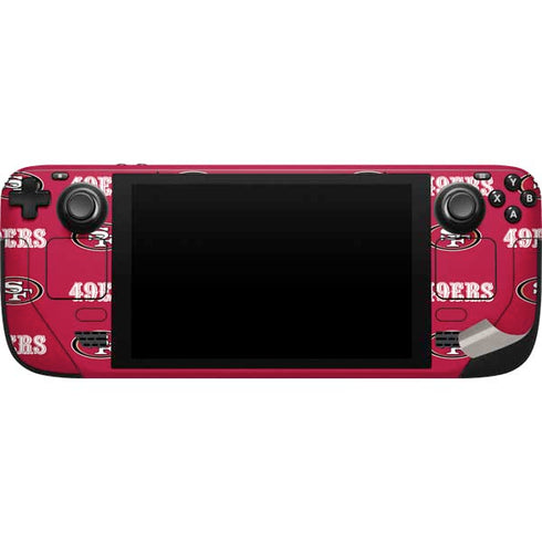NFL San Francisco 49ers Blitz Series Steam Deck Handheld Gaming Computer Skin