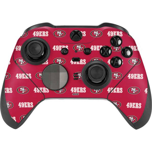 NFL San Francisco 49ers Blitz Series Xbox Elite Wireless Controller Series 2 Skin