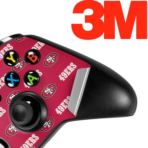 NFL San Francisco 49ers Blitz Series Xbox One S All-Digital Edition Bundle Skin