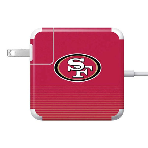 NFL San Francisco 49ers Breakaway 85W Power Adapter (15 and 17 inch MacBook Pro Charger) Skin
