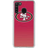 NFL San Francisco 49ers Breakaway Galaxy A21 Clear Case
