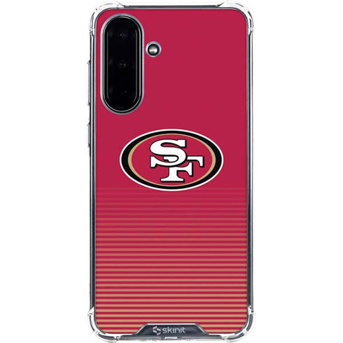 NFL San Francisco 49ers Breakaway Galaxy A36 5G Clear Case