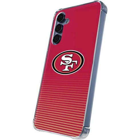 NFL San Francisco 49ers Breakaway Galaxy A55 5G Clear Case