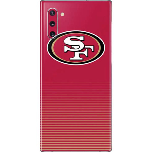 NFL San Francisco 49ers Breakaway Galaxy Note 10 Skin