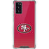NFL San Francisco 49ers Breakaway Galaxy Note20 5G Clear Case