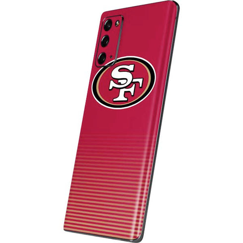 NFL San Francisco 49ers Breakaway Galaxy Note20 5G Skin
