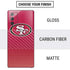 NFL San Francisco 49ers Breakaway Galaxy Note20 5G Skin