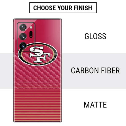 NFL San Francisco 49ers Breakaway Galaxy Note20 Ultra 5G Skin