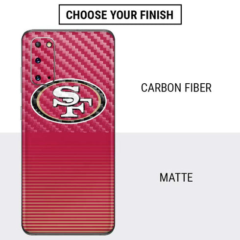 NFL San Francisco 49ers Breakaway Galaxy S20 Skin