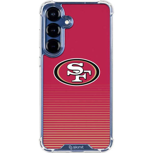 NFL San Francisco 49ers Breakaway Galaxy S25 Plus Clear Case