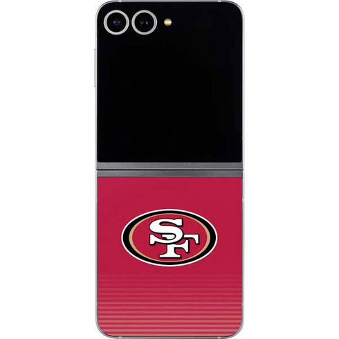 NFL San Francisco 49ers Breakaway Galaxy Z Flip6 Skin